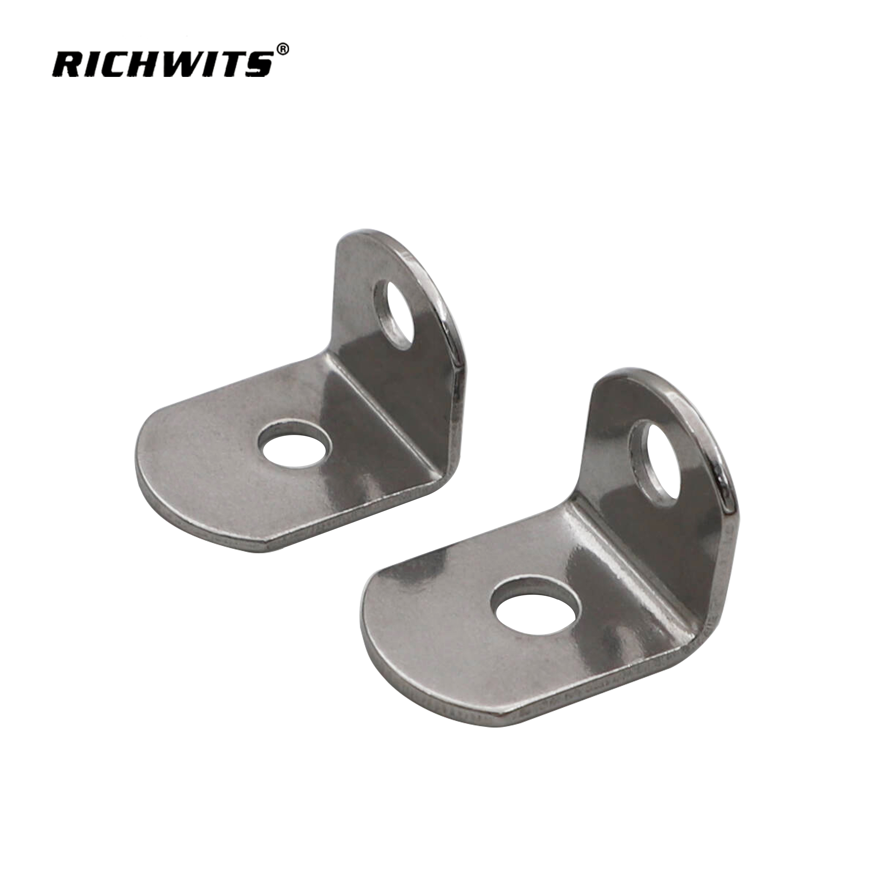 304 Stainless Steel 90 Degree L-Shaped Table Chair Thickened Corner Bracket Fixer
