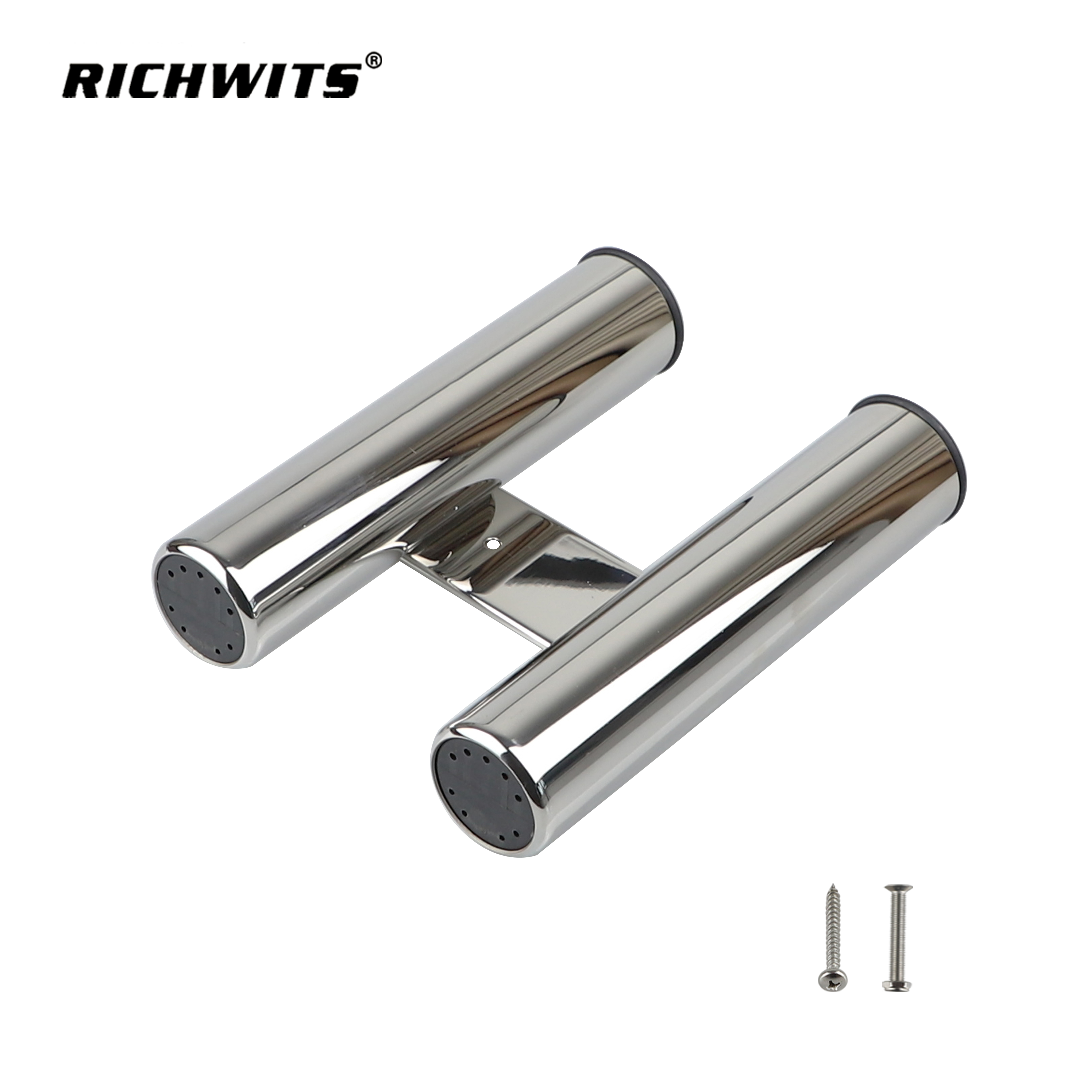 Stainless Steel 316 Marine Hardware Fishing Racks Equipment Accessories Double Rod Holder