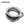 316 Stainless Steel D Ring Thimble Sun Shade Sail Corner Fitting Wire Rope Protector