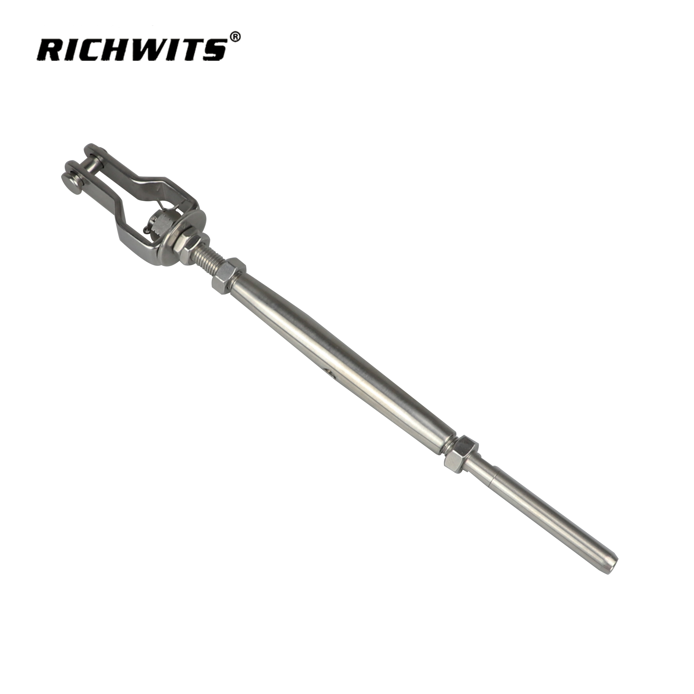 Factory Price Rigging Hardware Stainless Steel316 Closed Body Turnbuckle Jaw to Plain Bar
