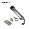 316 Stainless Steel Boat Fishing Rod Holder 360 Degree Swivel Adjustable Deck Mount Rod Holder for Yacht Kayak Marine Fishing
