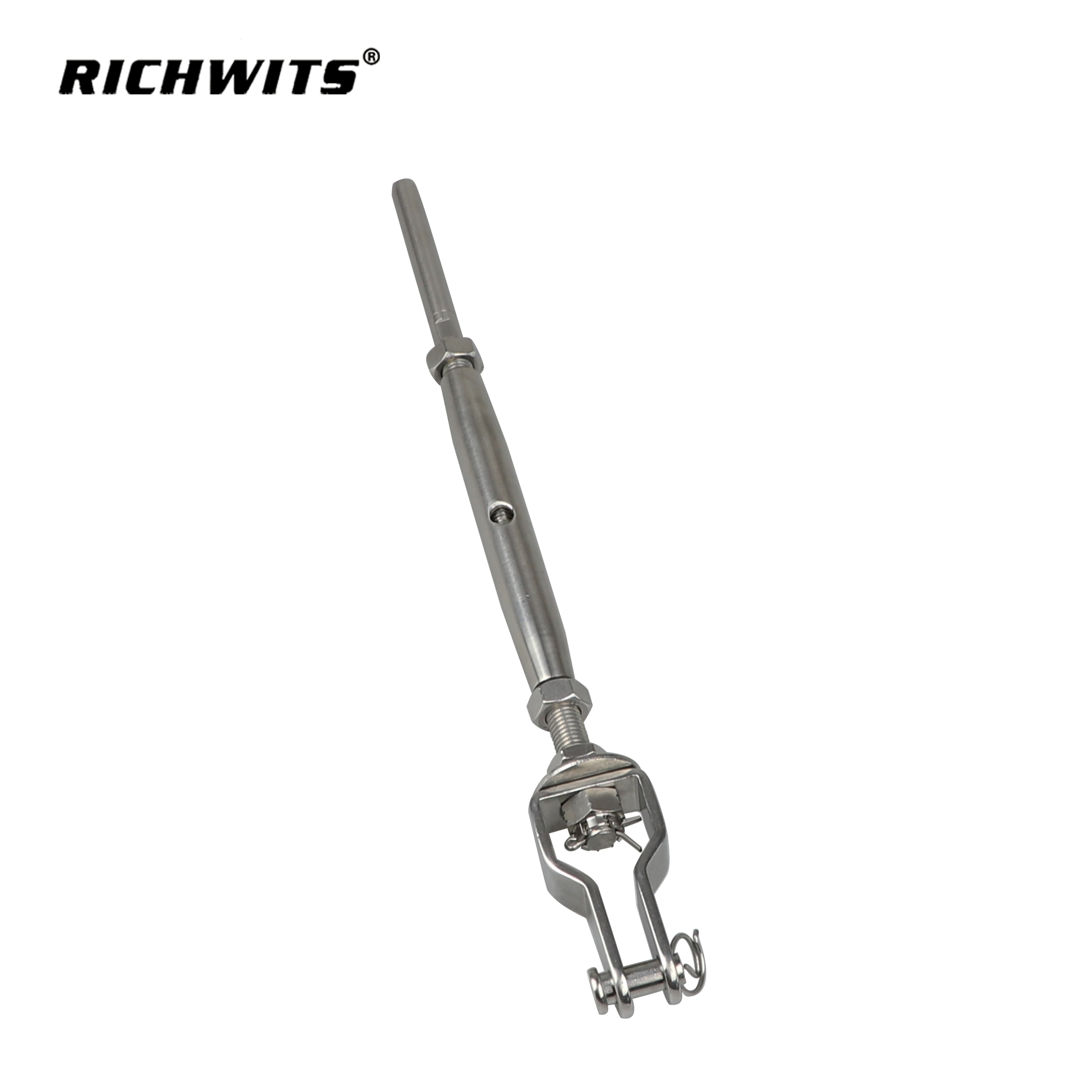 Factory Price Rigging Hardware Stainless Steel316 Closed Body Turnbuckle Jaw to Plain Bar