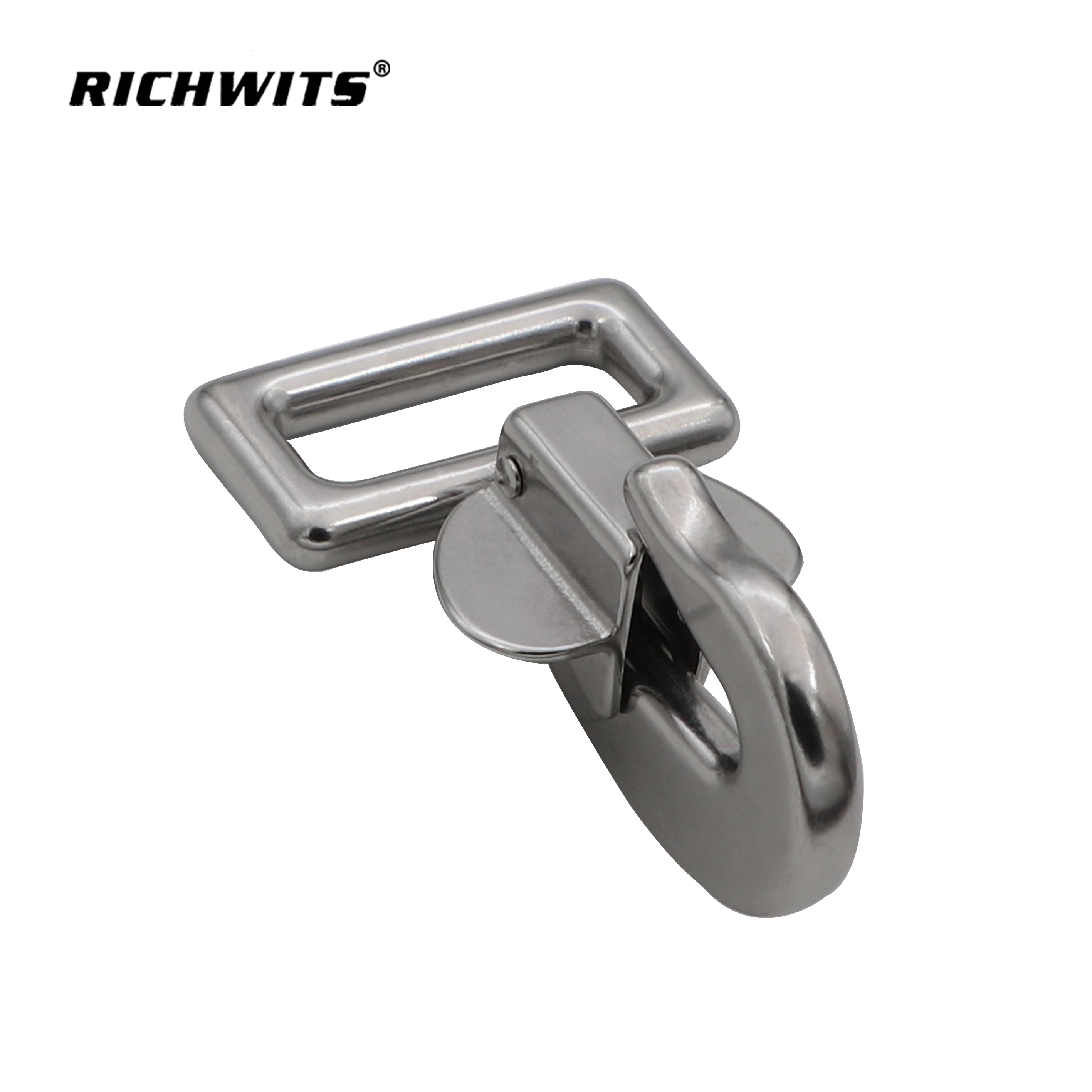 Factory Price Rigging Hardware 304 Stainless Steel Square Eye Snap Hook